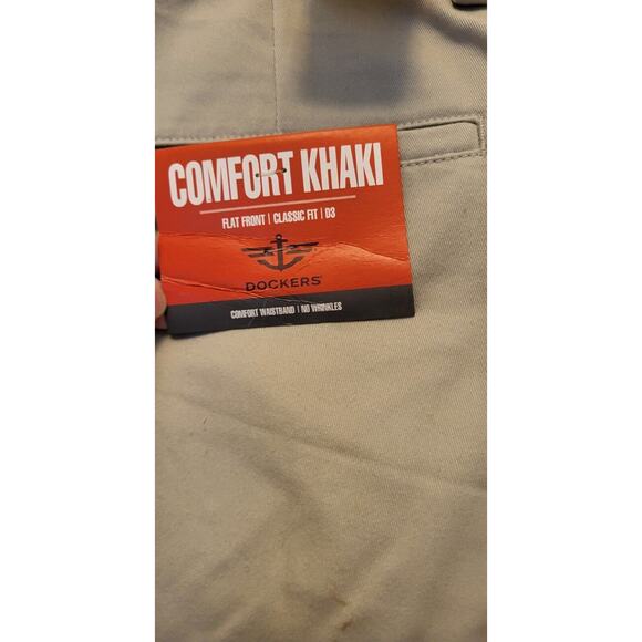 NWT Dockers Pants Mens 38x34 Flex Comfort Khaki Straight Leg Workwear/Casual - Picture 5 of 10